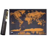 Grande Carte du Monde à Gratter Edition de Luxe