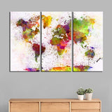 Tableau Déco Mappemonde