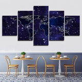 Carte du Monde Nuit