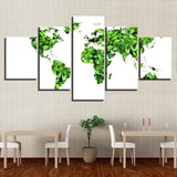 Tableau Mappemonde Contemporain