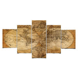 Tableau Carte du Monde Ancienne