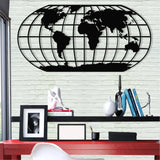 Mappemonde en Métal