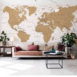 Tapisserie Carte du Monde Vintage