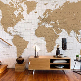 Tapisserie Carte du Monde Vintage