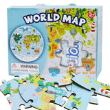 Jeu Puzzle Carte du Monde