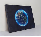 Tableau Mappemonde Led