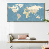 Tableau Carte du Monde <br/> Géant