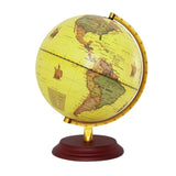 Globe Terrestre Lumineux Socle Bois