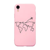 Coque Iphone 8 Plus Carte du Monde