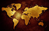 Toile Déco Carte du Monde