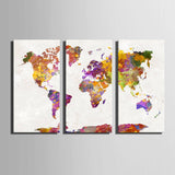 Tableau Mappemonde Couleur