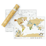 Petite Carte du Monde à Gratter
