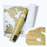 Carte du Monde à Gratter <br/> Petit Atlas