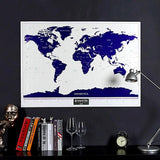 Carte du Monde à Gratter <br/> Planisphère Lumineuse