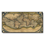 Tableau Carte du Monde <br/> Rétro Design