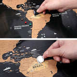 Carte du Monde à Gratter <br/> Marqueur