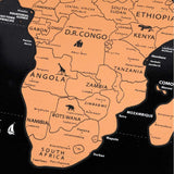 Carte du Monde à Gratter <br/> Marqueur