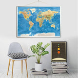 Carte du Monde à Gratter <br/> Grand Bleu