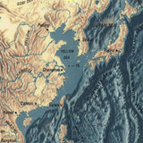 Papier Peint Panoramique du Planisphère | Gaia Map