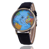 Montre Carte du Monde Avion