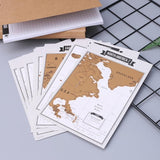 Carte du Monde à Gratter <br/> Carnet de Voyage