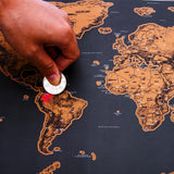 Carte du Monde à Gratter <br/> Grand Luxe