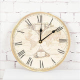 Horloge Mappemonde