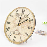 Horloge Mappemonde