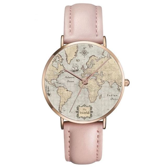 Montre Carte du Monde The World