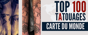 TOP 100 des Tatouages Carte du Monde