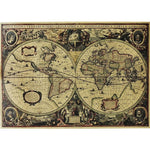 Affiche Carte du Monde Vintage