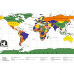 Carte du Monde à Gratter Jolie