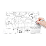 Carte du Monde à Gratter <br/> Petit Atlas