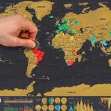Carte du Monde à Gratter <br/> Planisphère