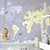 Tapisserie Carte Monde | Gaia Map