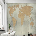 Papier Peint xxl Planisphère | Gaia Map